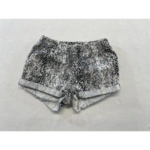 Sublevel Women's White Shorts with Black Spots